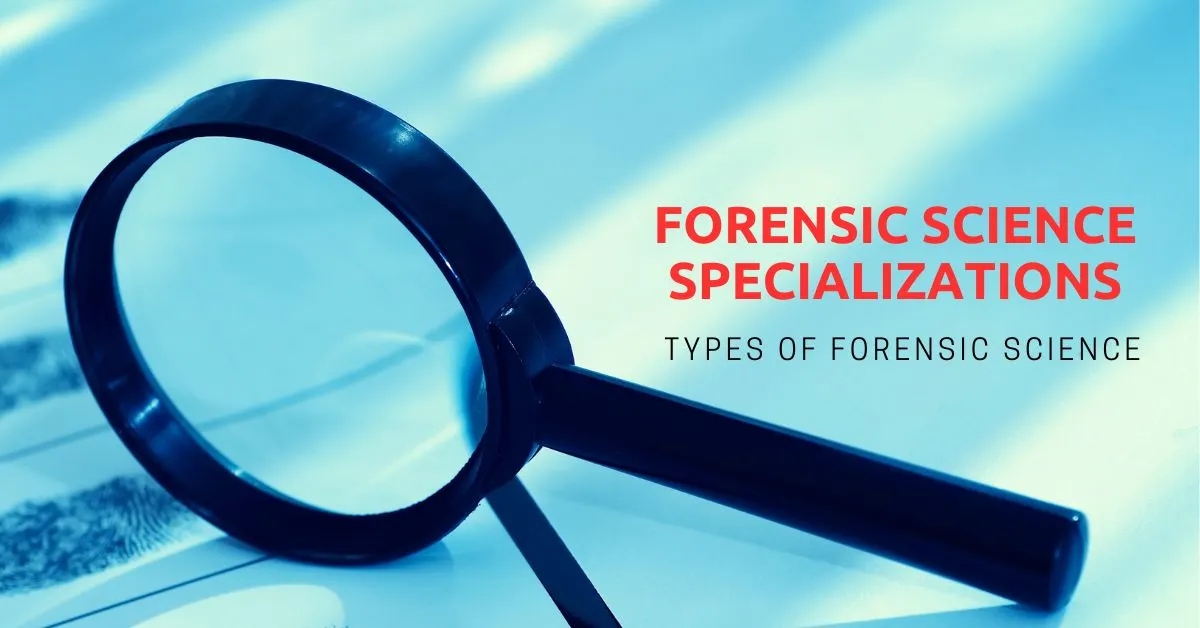 Forensic Science Specializations: Types of Forensic science