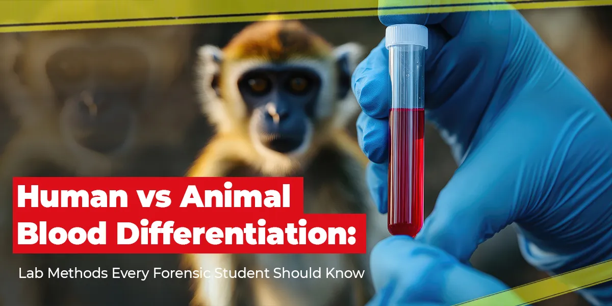 Human vs Animal Blood Differentiation: Lab Methods Every Forensic Student Should Know
