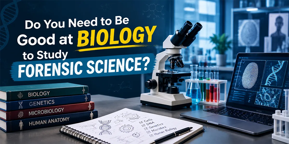 Do You Need to Be Good at Biology to Study Forensic Science?