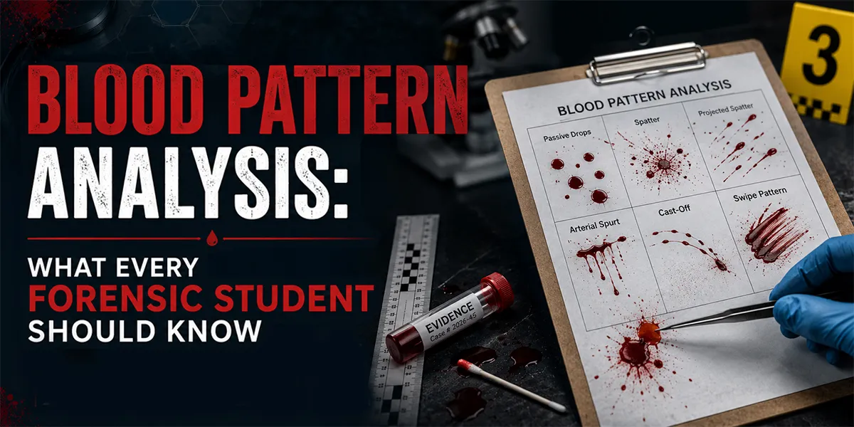 Blood Pattern Analysis: What Every Forensic Student Should Know