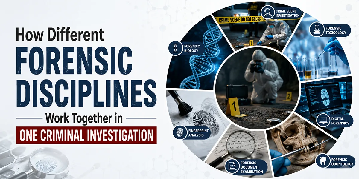 How Different Forensic Disciplines Work Together in One Criminal Investigation