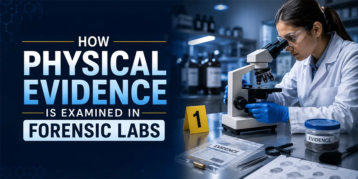 How Physical Evidence Is Examined in Forensic Labs